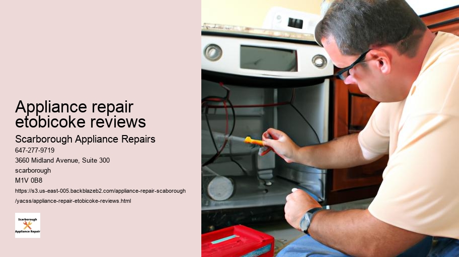 Appliance Repair in Scarborough: What to Expect from a Service Visit