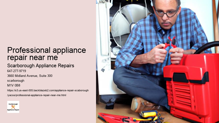 Appliance Repair in Scarborough: What to Expect from a Service Visit
