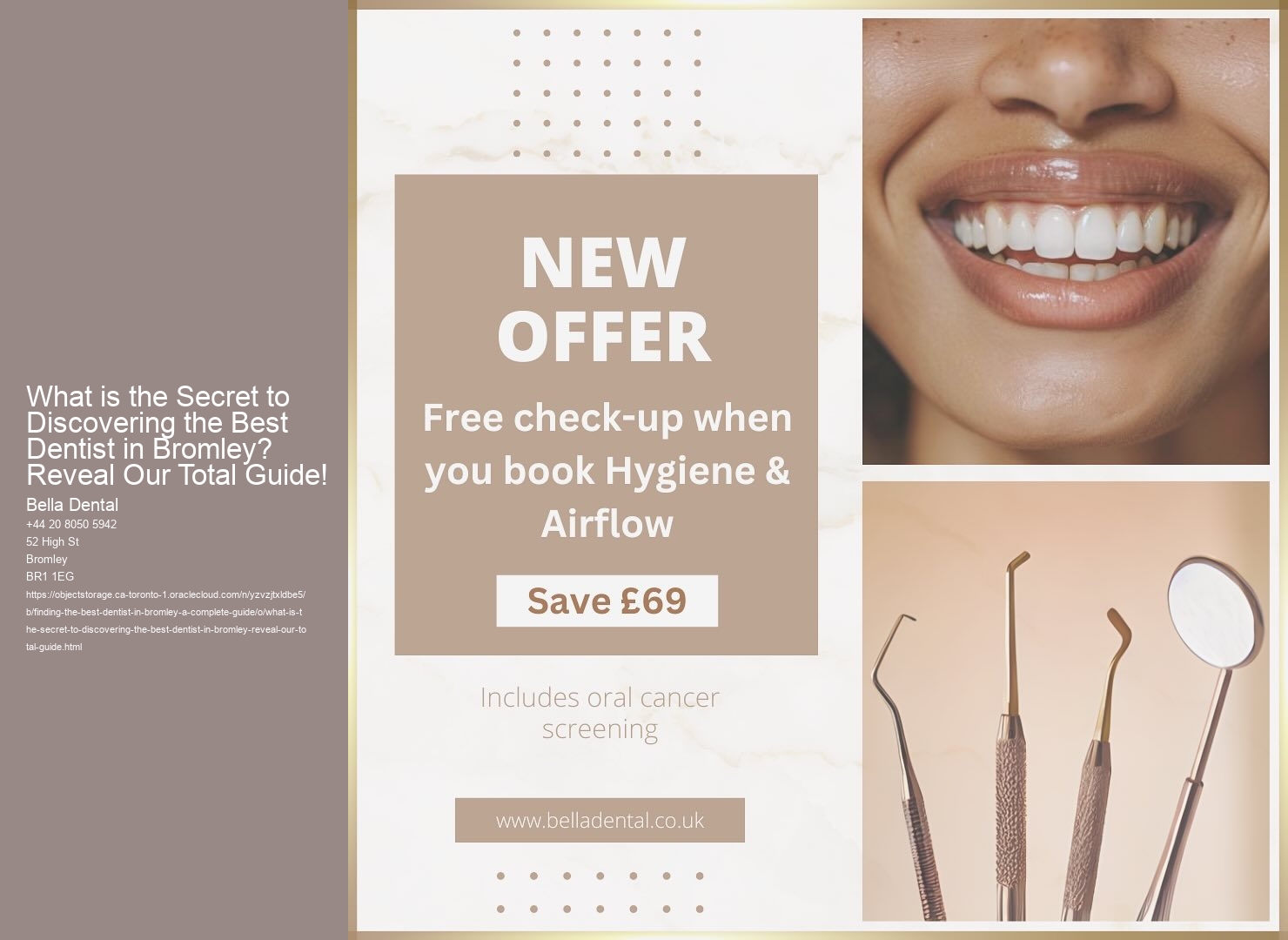 What is the Secret to Discovering the Best Dentist in Bromley? Reveal Our Total Guide!