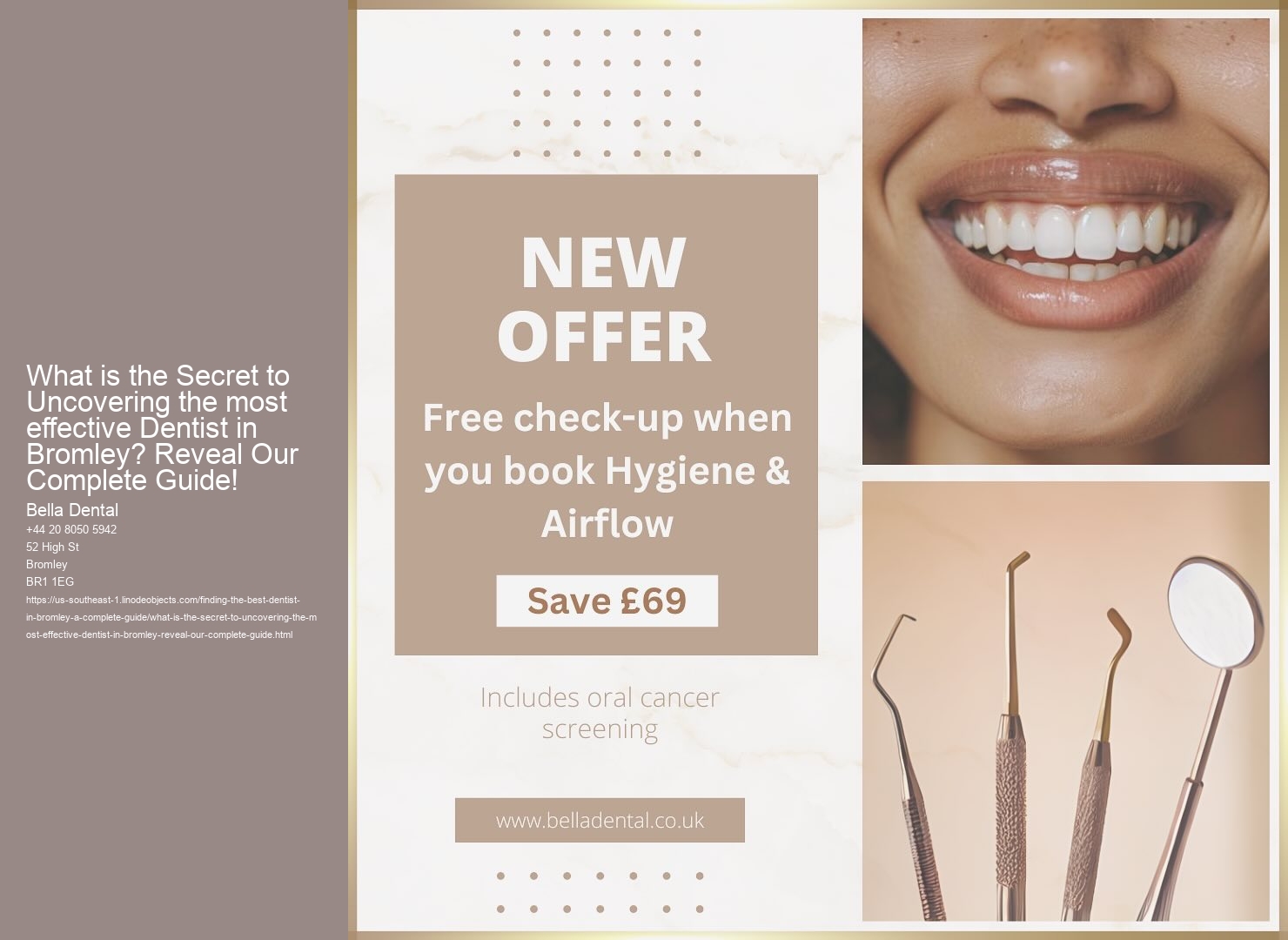 What is the Secret to Uncovering the most effective Dentist in Bromley? Reveal Our Complete Guide!