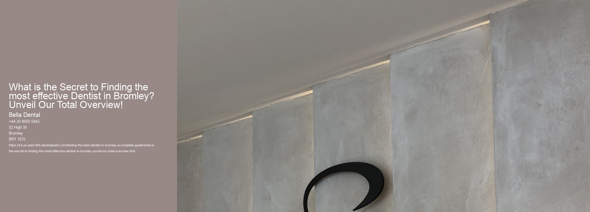 What is the Secret to Finding the most effective Dentist in Bromley? Unveil Our Total Overview!