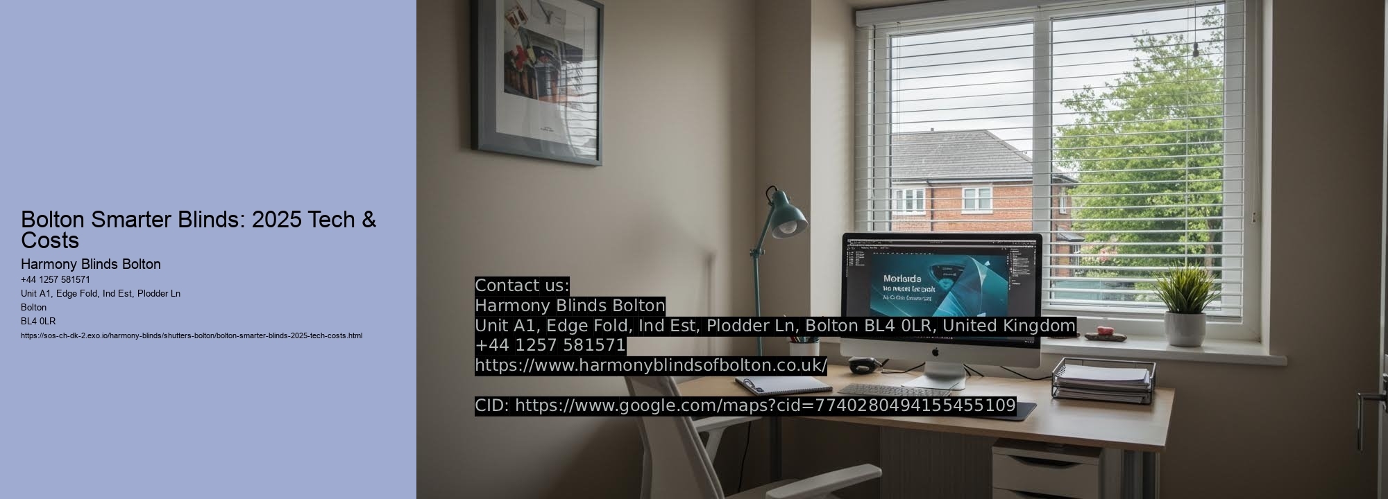 Bolton Smarter Blinds: 2025 Tech & Costs