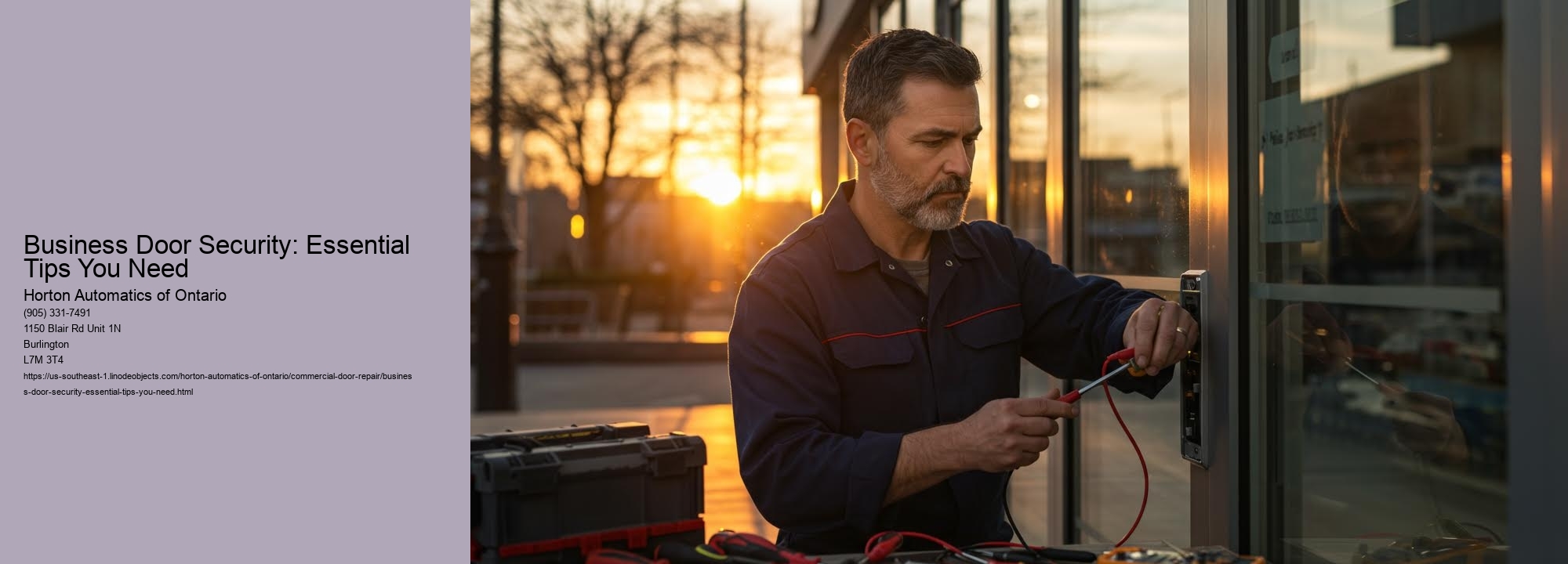 Business Door Security: Essential Tips You Need