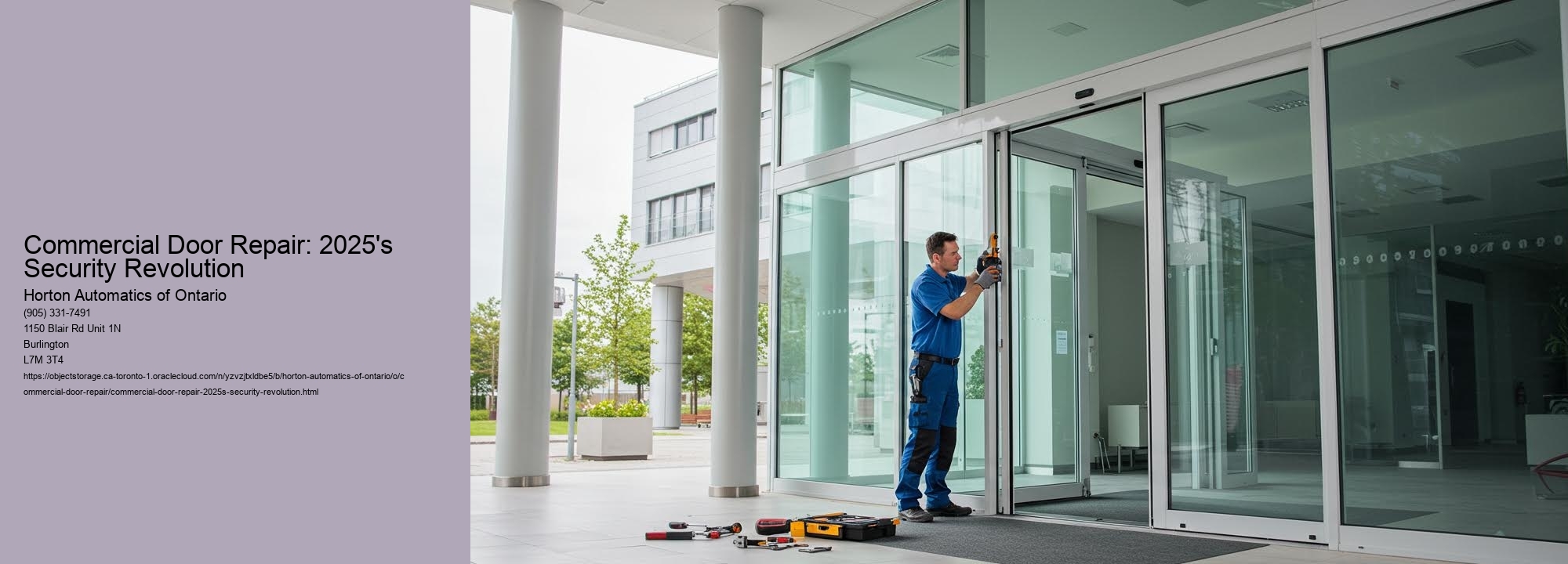 Commercial Door Repair: 2025's Security Revolution