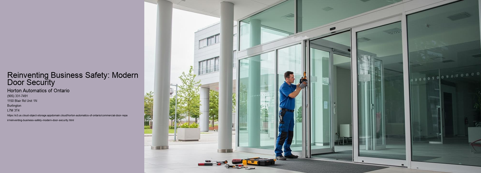 Reinventing Business Safety: Modern Door Security
