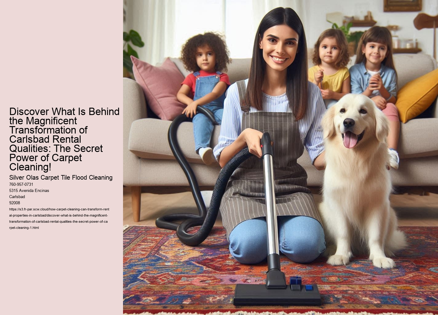 Discover What Is Behind the Magnificent Transformation of Carlsbad Rental Qualities: The Secret Power of Carpet Cleaning!