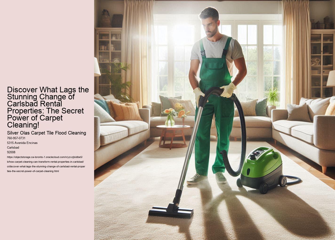 Discover What Lags the Stunning Change of Carlsbad Rental Properties: The Secret Power of Carpet Cleaning!