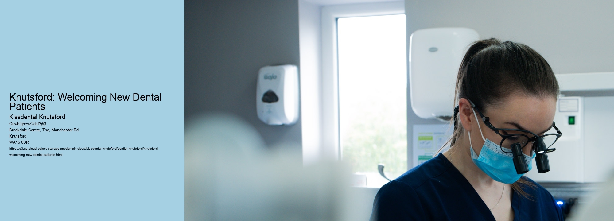 Knutsford: Welcoming New Dental Patients