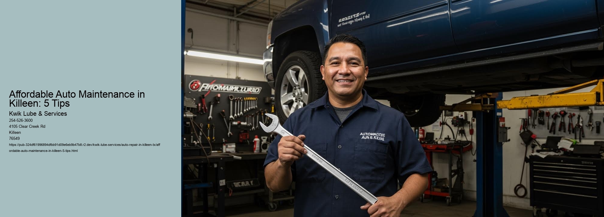 Affordable Auto Maintenance in Killeen: 5 Tips