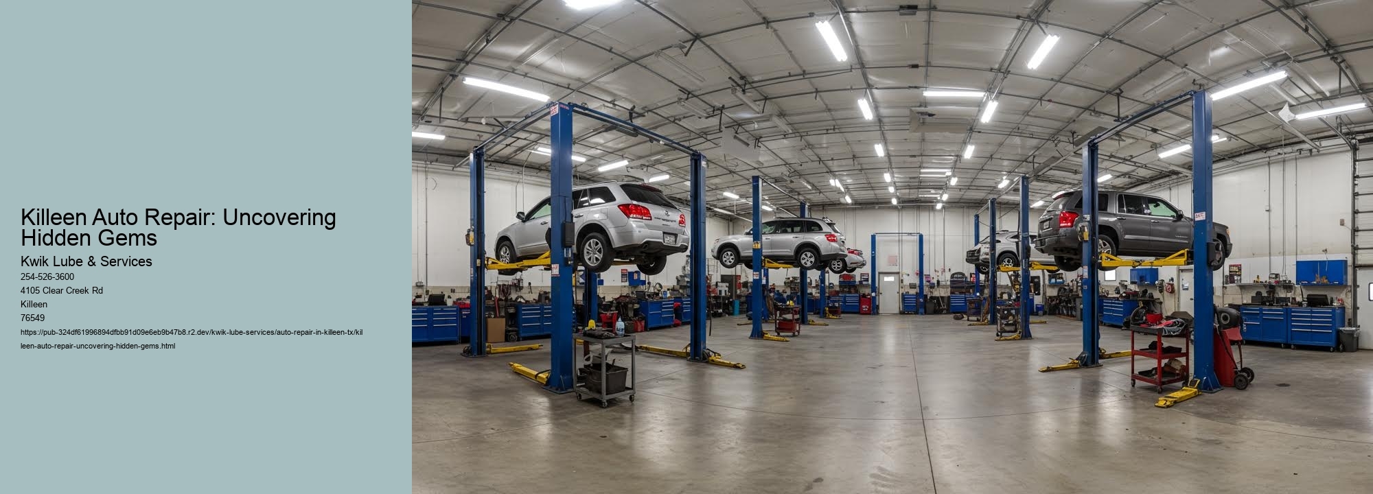 Killeen Auto Repair: Uncovering Hidden Gems