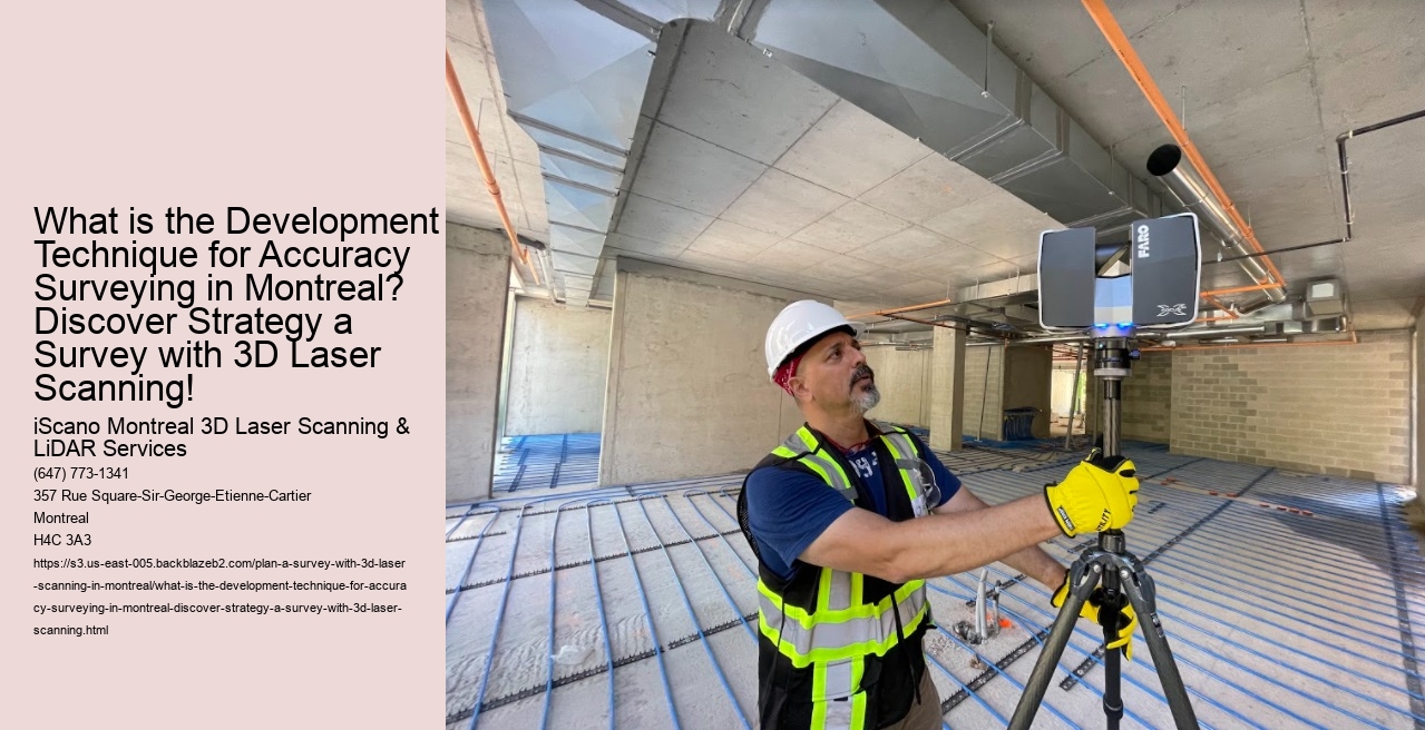 What is the Development Technique for Accuracy Surveying in Montreal? Discover Strategy a Survey with 3D Laser Scanning!