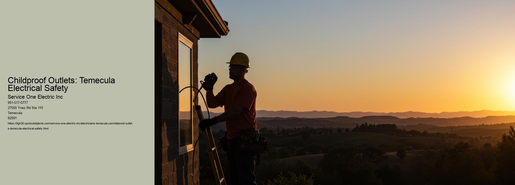 Childproof Outlets: Temecula Electrical Safety