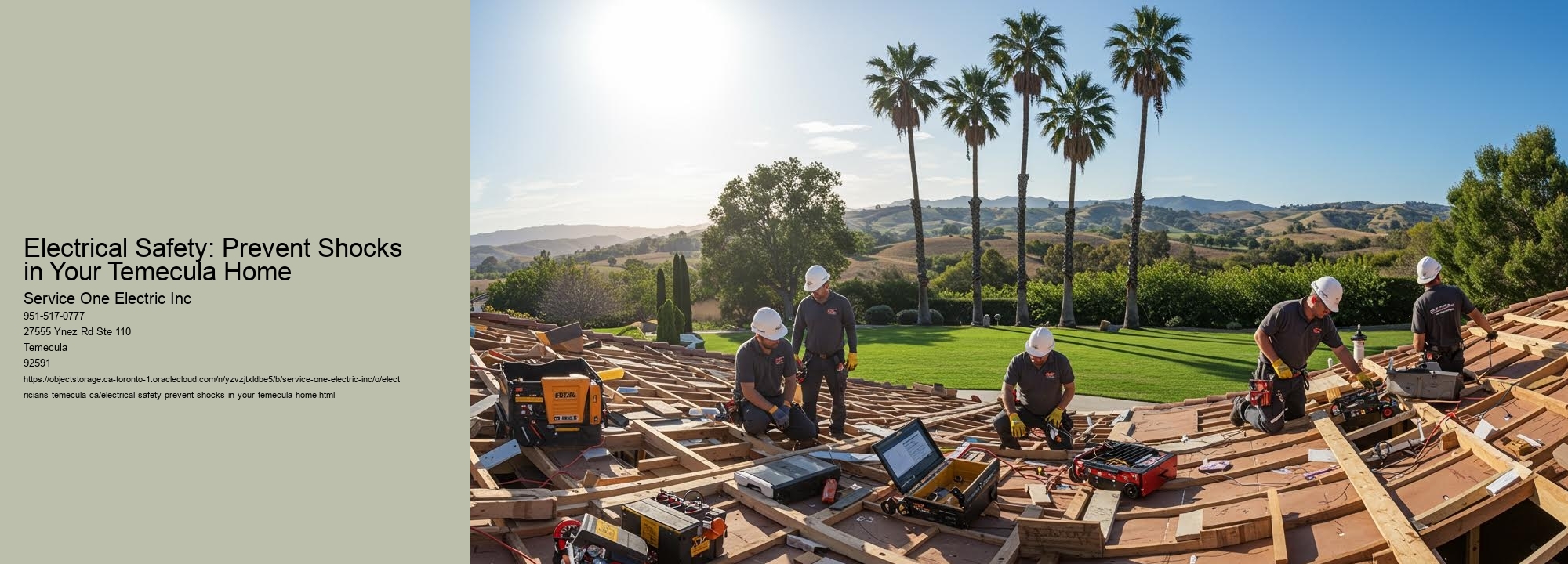 Electrical Safety: Prevent Shocks in Your Temecula Home