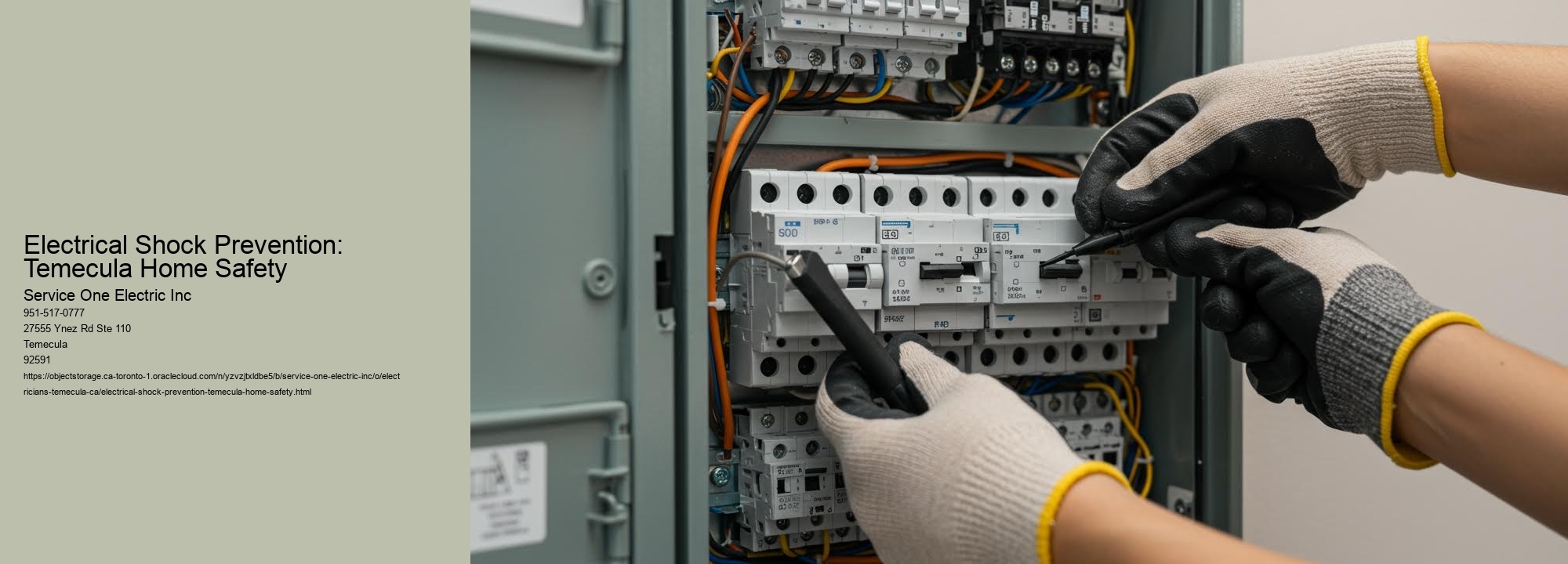 Electrical Shock Prevention: Temecula Home Safety