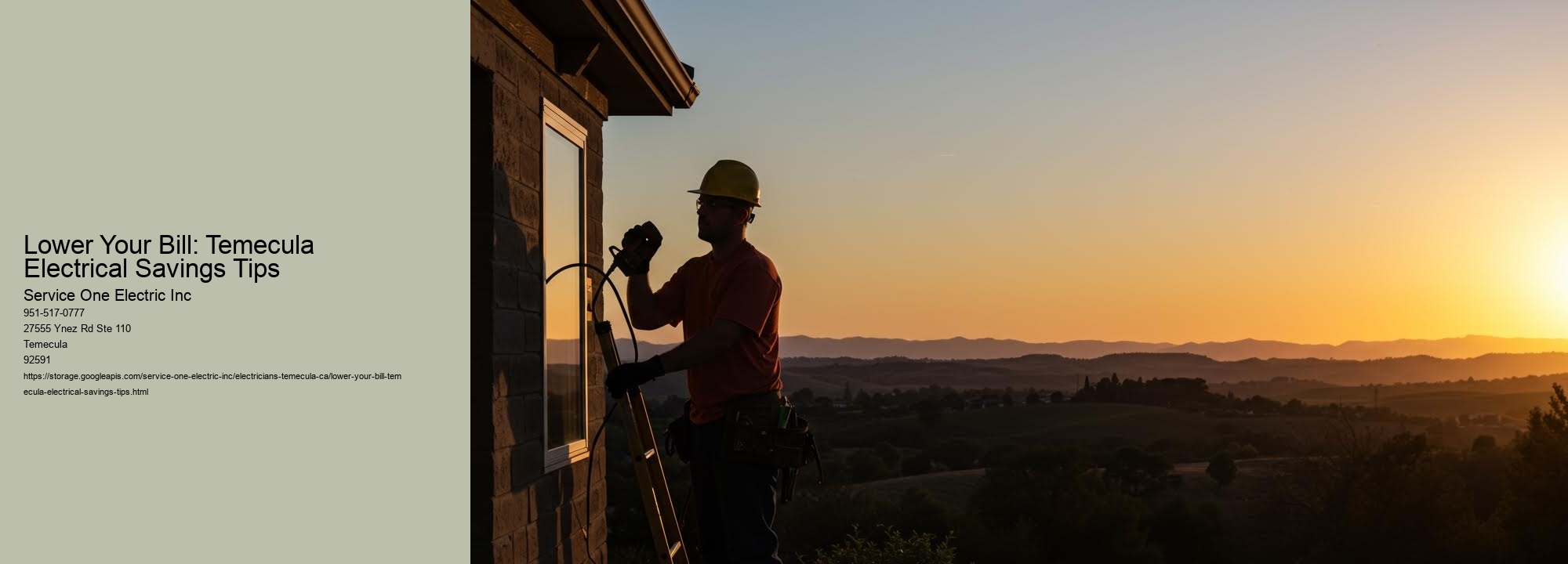 Lower Your Bill: Temecula Electrical Savings Tips