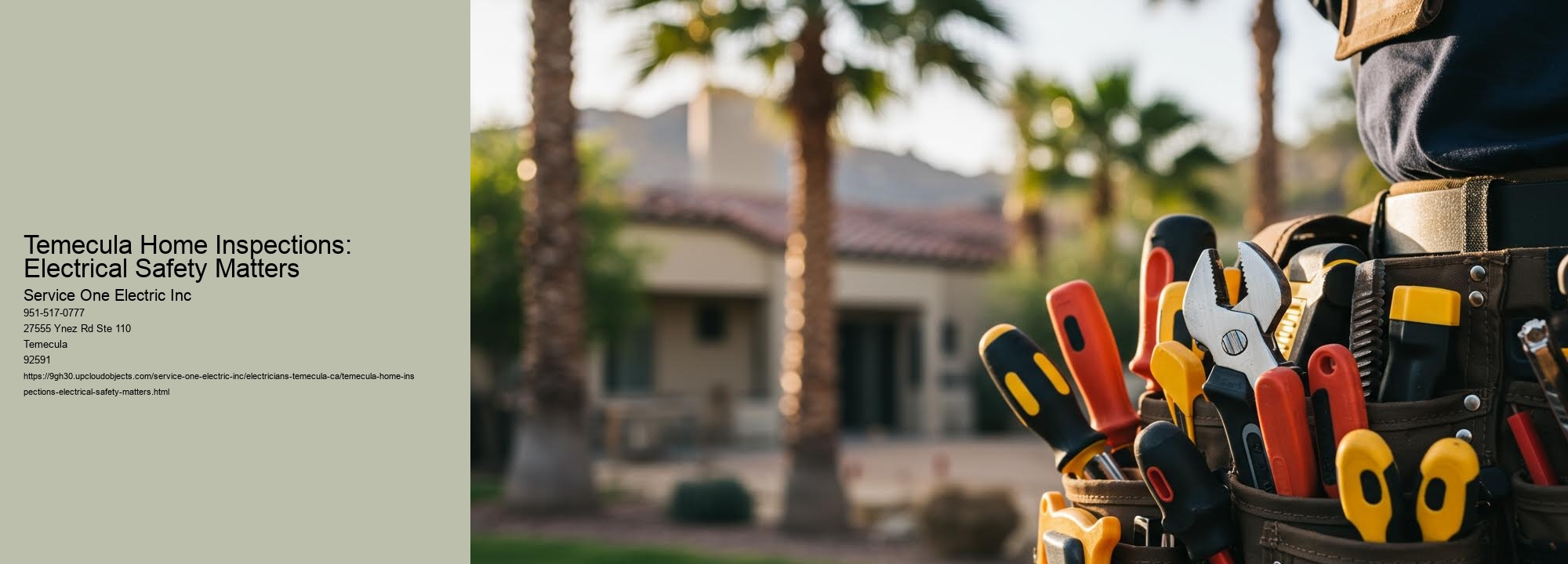 Temecula Home Inspections: Electrical Safety Matters