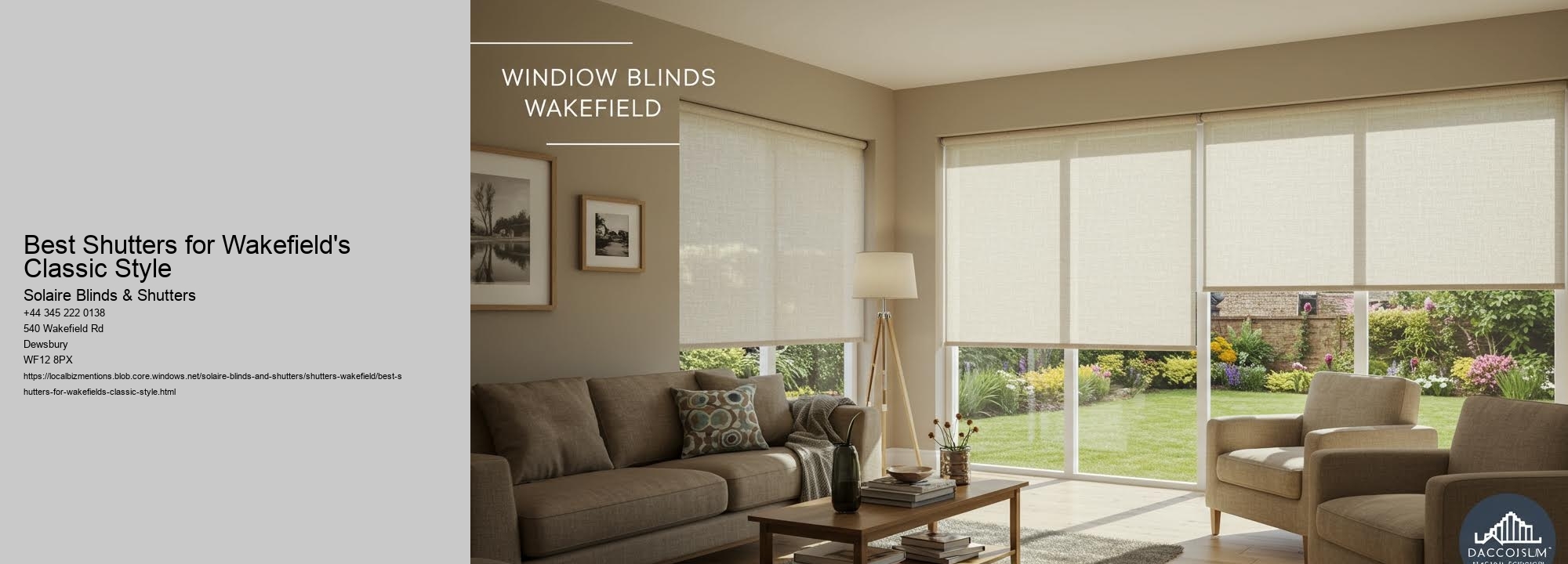 Best Shutters for Wakefield's Classic Style