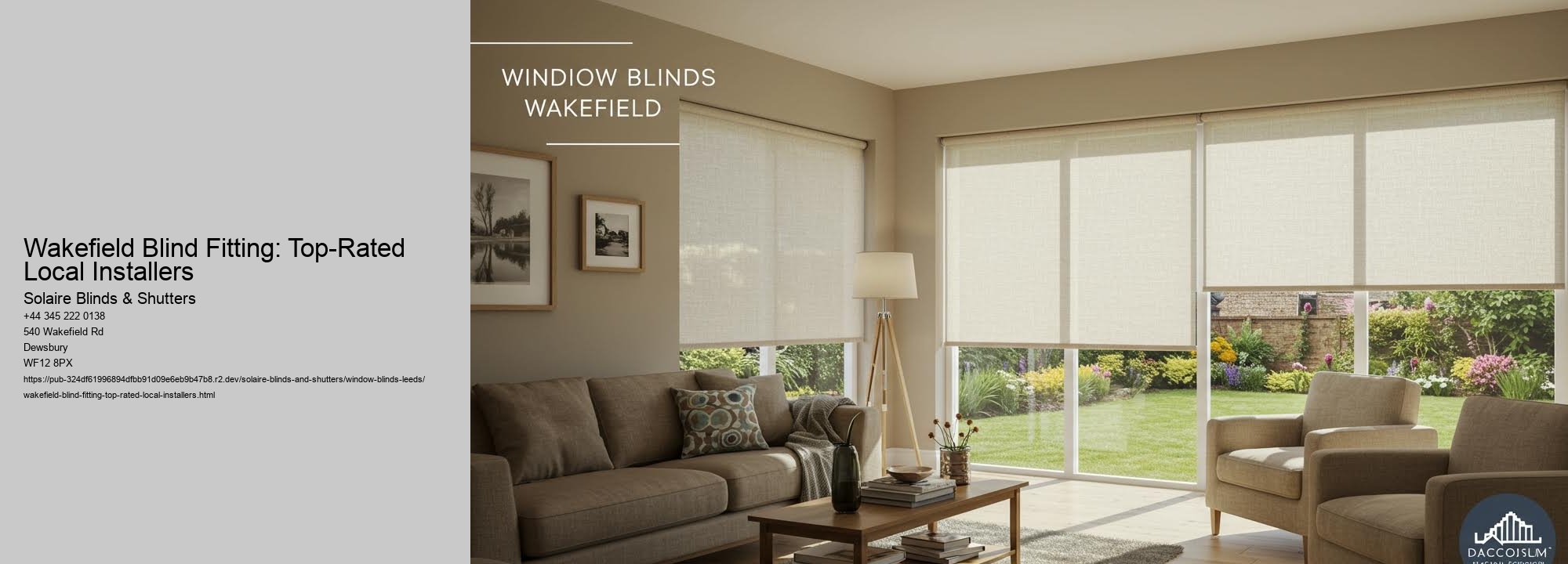 Wakefield Blind Fitting: Top-Rated Local Installers