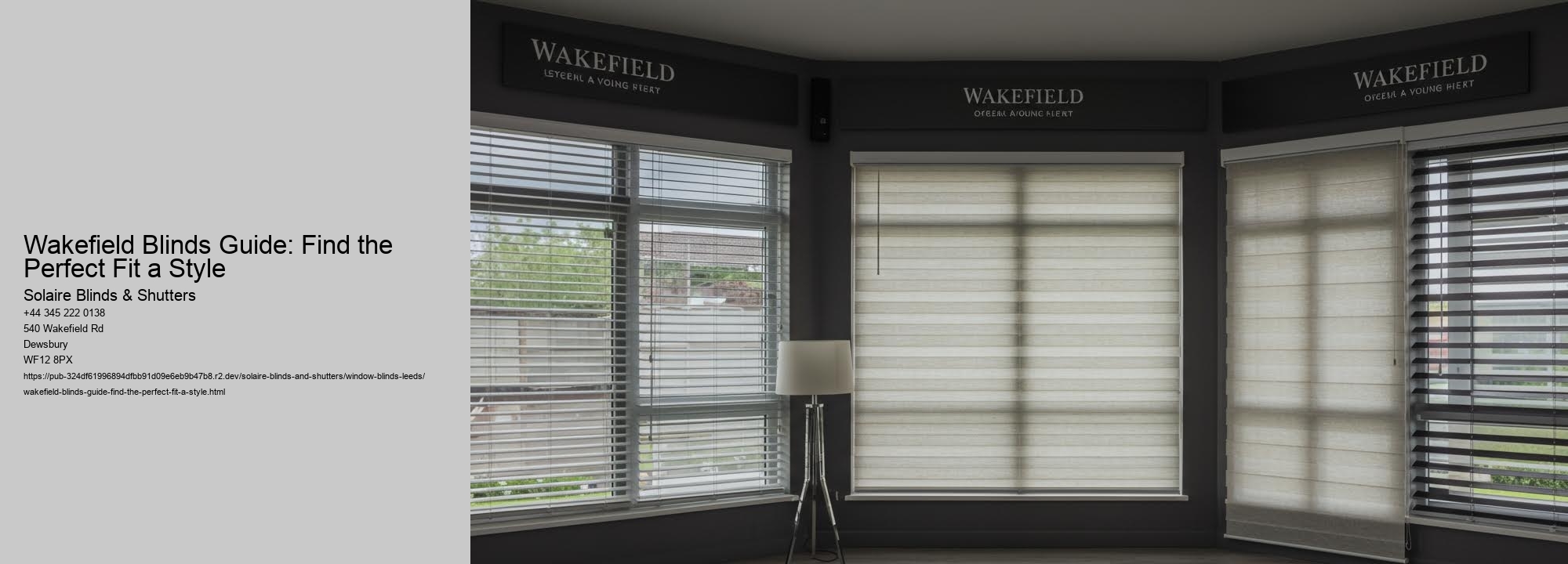 Wakefield Blinds Guide: Find the Perfect Fit a Style