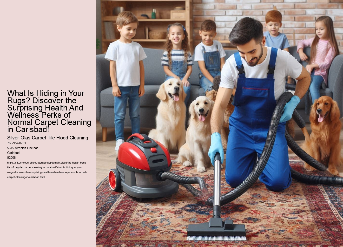 What Is Hiding in Your Rugs? Discover the Surprising Health And Wellness Perks of Normal Carpet Cleaning in Carlsbad!