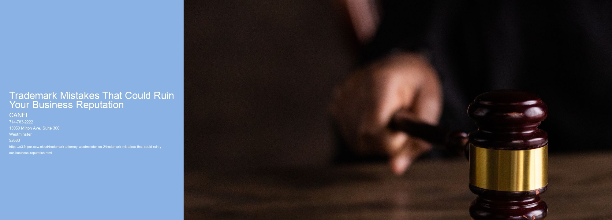 Trademark Mistakes That Could Ruin Your Business Reputation